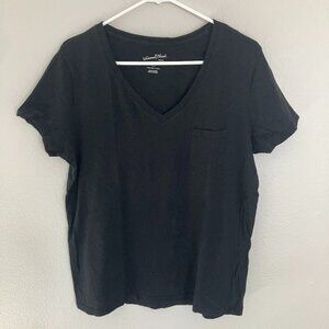 🖤 UNIVERSAL THREAD Target Black V-NECK POCKET TEE T-Shirt 🖤